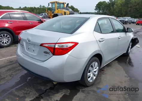 2016 Toyota Corolla Le из США, поврежденный, VIN 2T1BURHE4GC680793